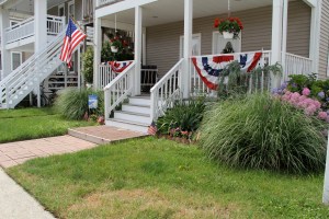 A very patriotic American house