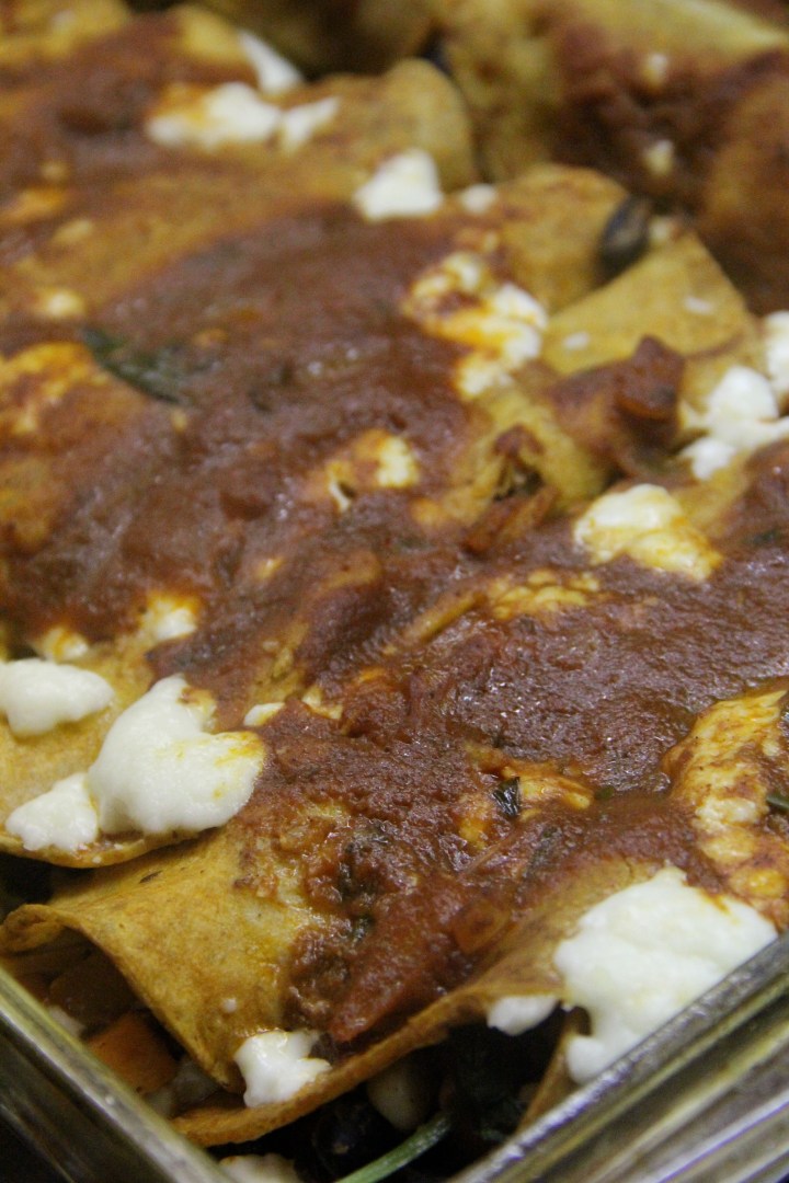 Sweet Potato Kale&nbsp;Enchiladas