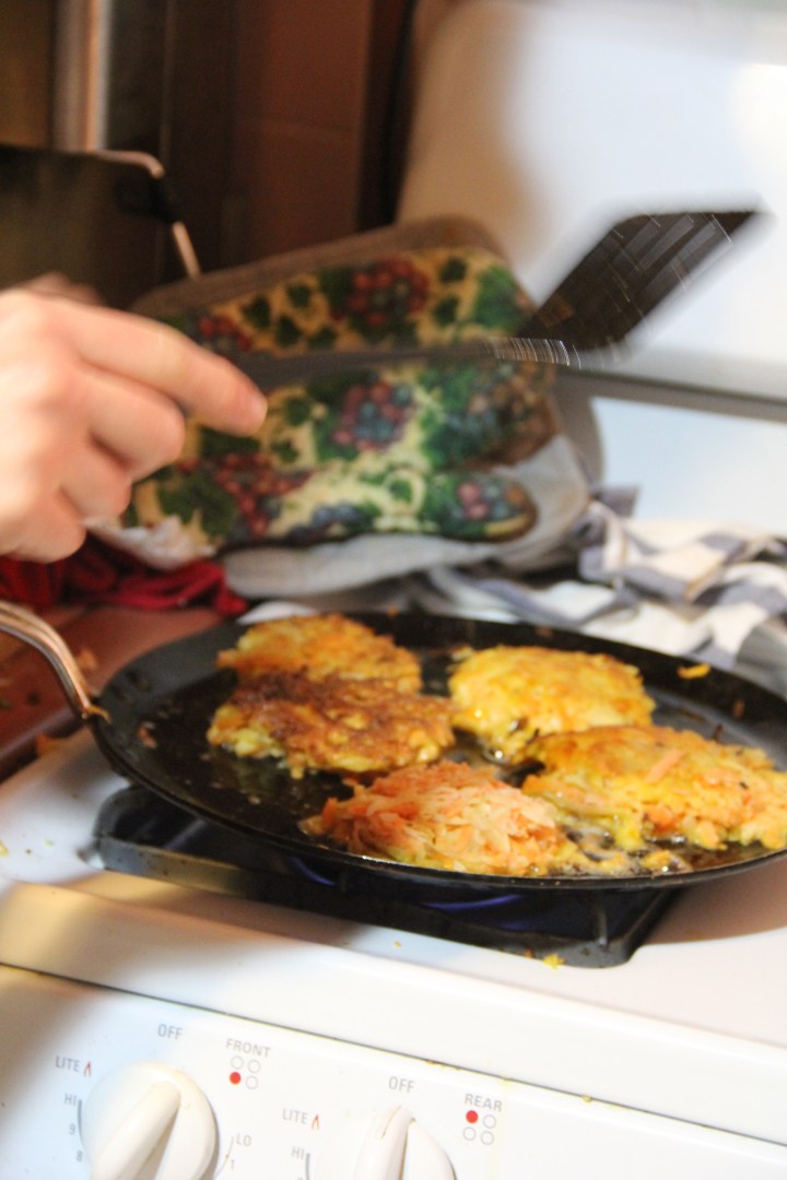Semi-Sweet Potato Latkes
