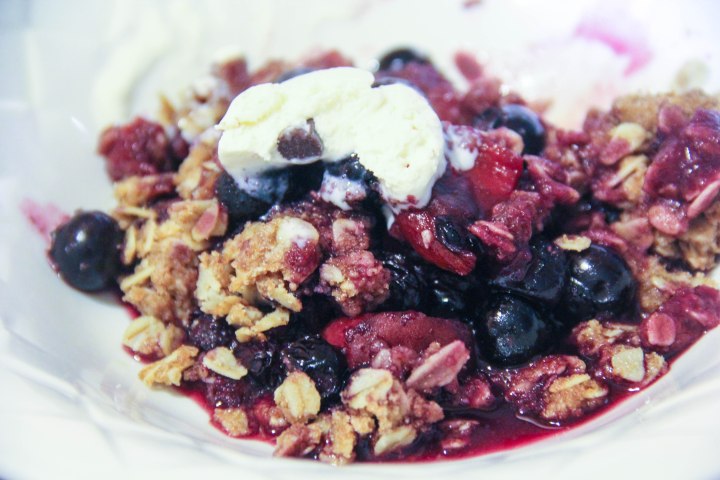 Blueberry Peach Cobbler
