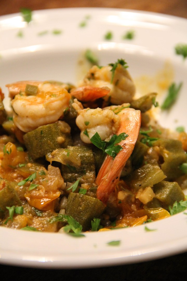Southern Californian Shrimp and Okra&nbsp;Gumbo