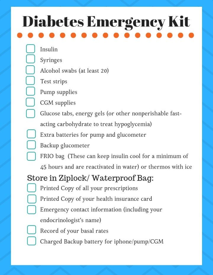 Diabetes Emergency Kit